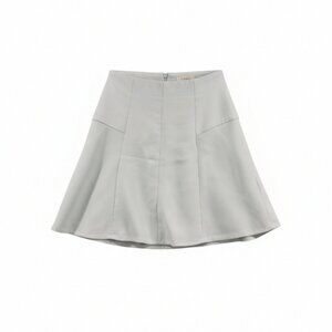 Loft SZ 2 Cheer Aqua Preppy Flare Lined Zip Back Mini Stretch Tennis Skirt